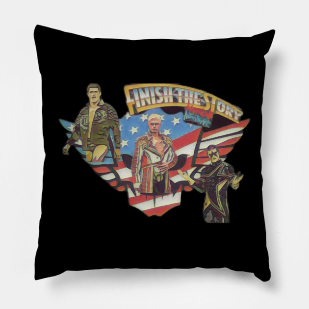 Finish the Story Pillow by The Store Name is Available