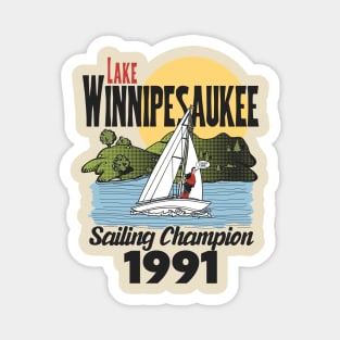 Lake Winnipesaukee Sailing Champion Magnet