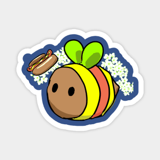 Hotdog Bee Magnet