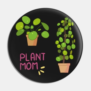 Pilea Plant Mom Set Pin