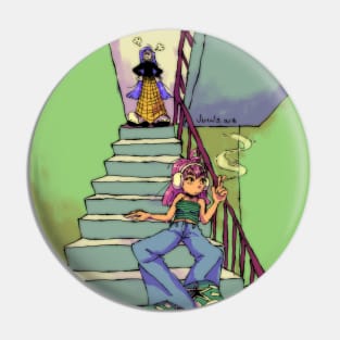 stairwell smoker Pin