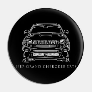 Jeep Grand Cherokee Trackhawk 1 White Design Car form Pin