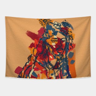 Black Yet Colorful Tapestry