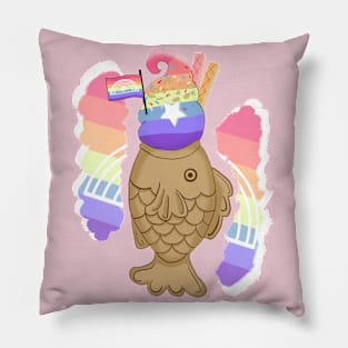 Pride taiyaki designs, 2nd series (Xenogender) Pillow