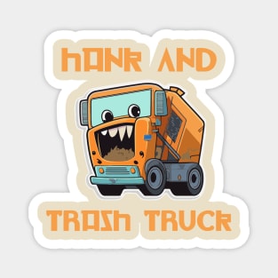 Hank and Trash Truck Magnet
