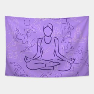 Yoga Mediation Tapestry