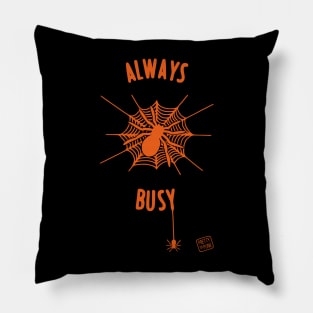 Always Busy Spider Web Pillow