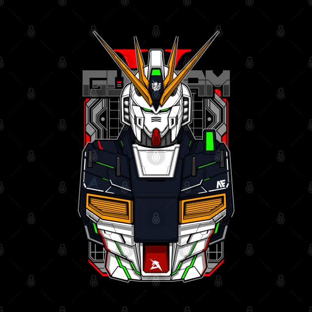 Nu Gundam by WahyudiArtwork