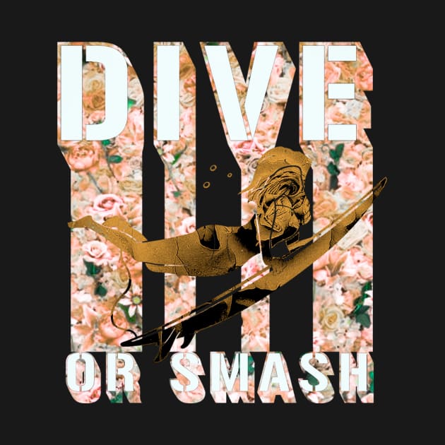 dive or smash, surf shirt, summer shirt, beach shirt by L  B  S  T store