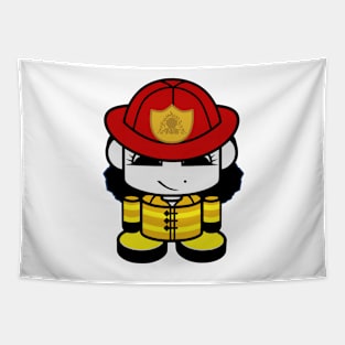 HERO'BOT Firefighter Molly "Leven" Williams Tapestry