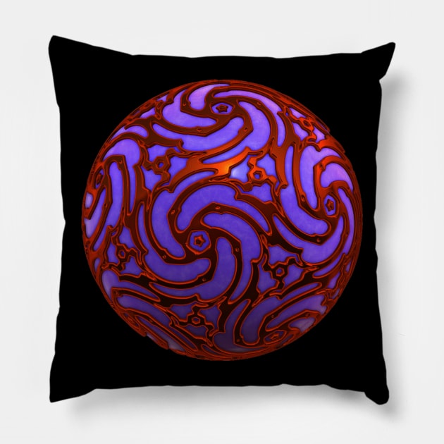 Nice Shiny Ball Pillow by MichaelaGrove