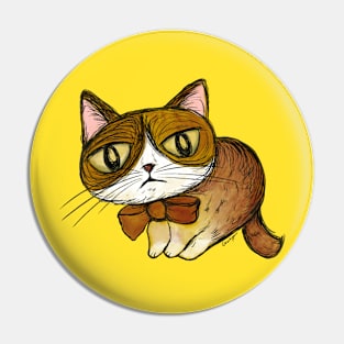 Bow Kitty Pin