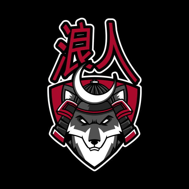 Ronin Wolf Samurai  浪人 by OldCamp