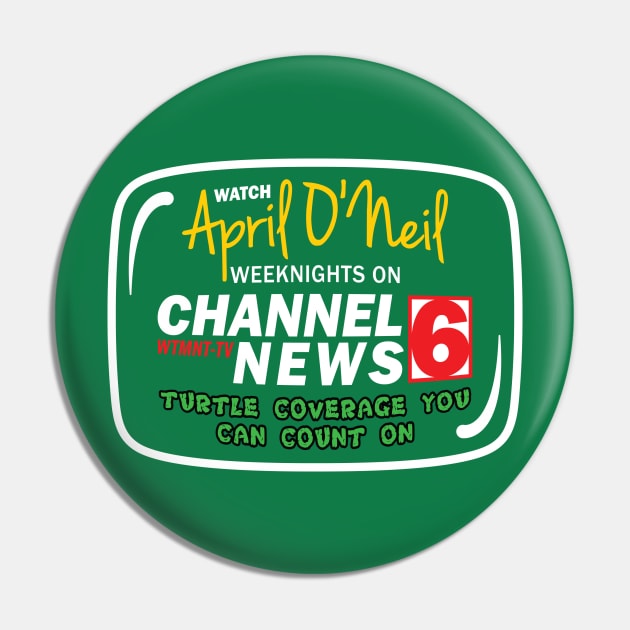 April O'Neil on Channel 6 News Pin by TeePub