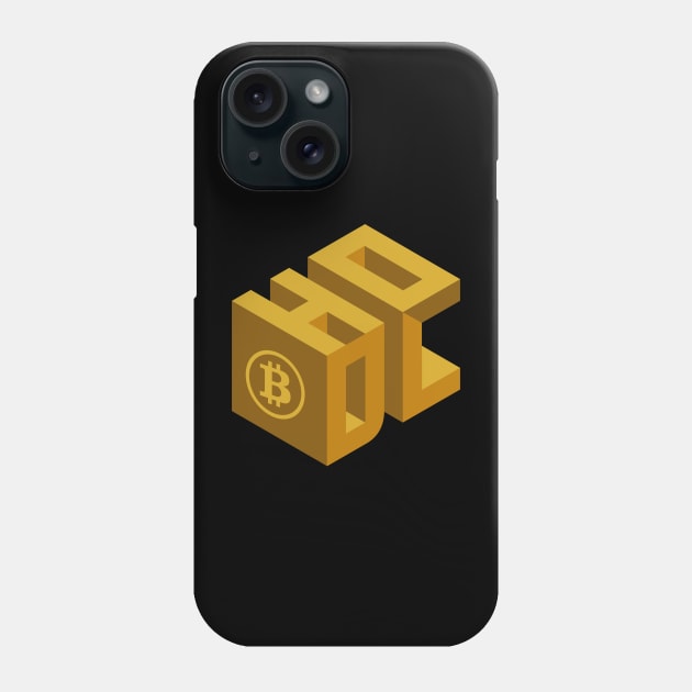 hodl 3d Phone Case by spoilerinc