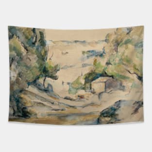 Landscape in the Provence by Paul Cezanne Tapestry