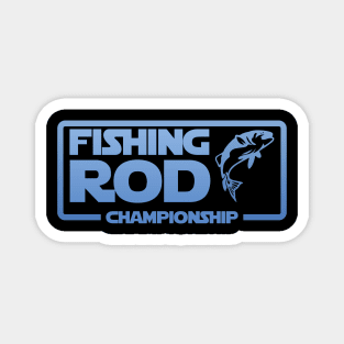 Fishing Rod Blue Magnet