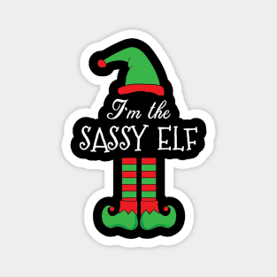 Im The Sassy Elf Christmas Magnet