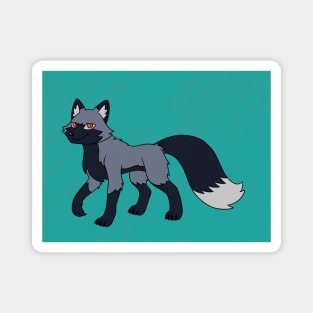 Silver Fox Magnet