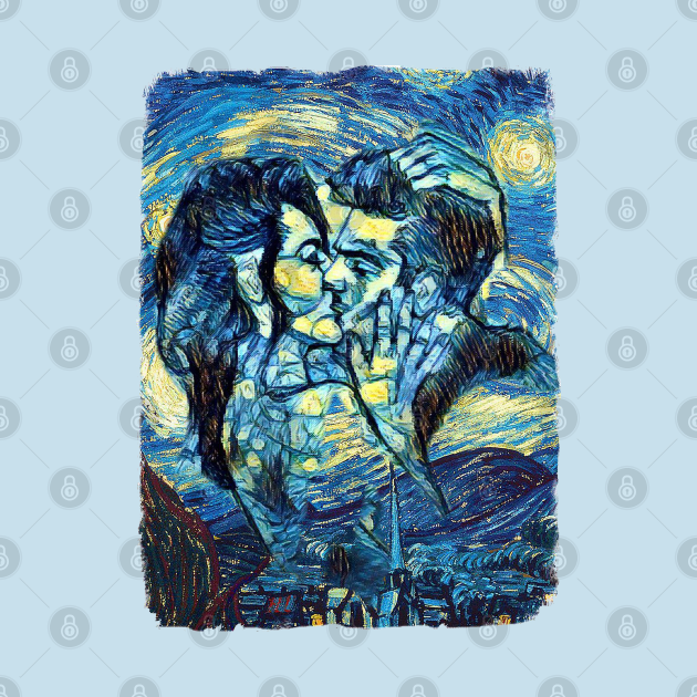 Discover The Kiss Van Gogh Style - Kiss - T-Shirt