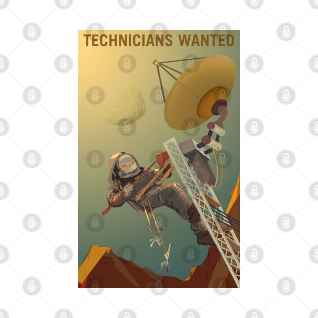 Technicians Wanted Terraform Mars by PosterpartyCo