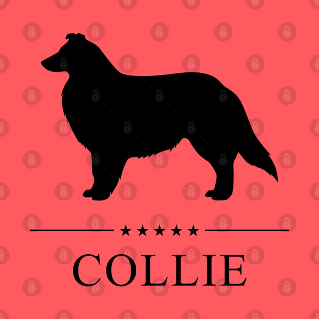 Collie Black Silhouette by millersye