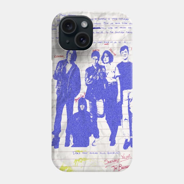 BREAKFAST CLUB ESSAY Phone Case by CinemApocalypse