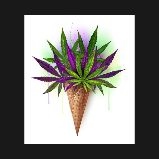 Waffle Cone with Purple Hemp by Blackmoon9