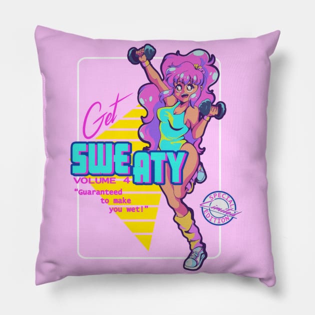 Get the Sweats Pillow by Mikesgarbageart