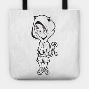 Cat Hoody Tote