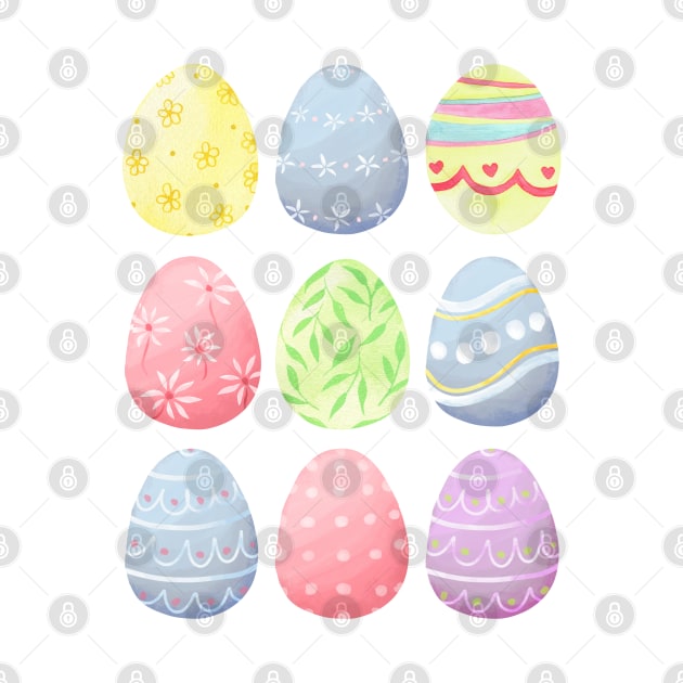 Easter Eggs by LylaLace Studio