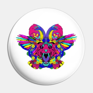 Psychedelic animal mashup Pin