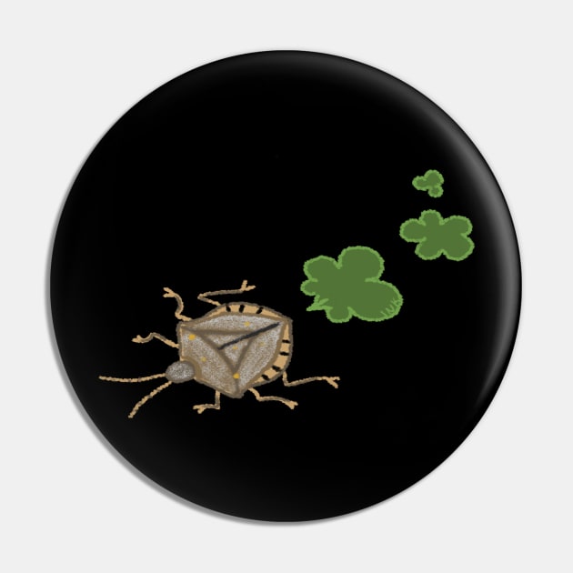 Stink Bug Pin by Inktopodes