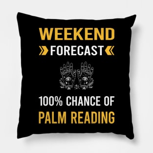 Weekend Forecast Palm Reading Reader Palmistry Palmist Fortune Telling Teller Pillow