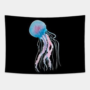 Watercolor Jellyfish Tapestry