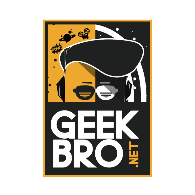 Geekbro Logo (yellow) by GeekBro Podcast Network