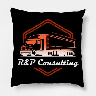 R & P Consulting Company Logo Pillow