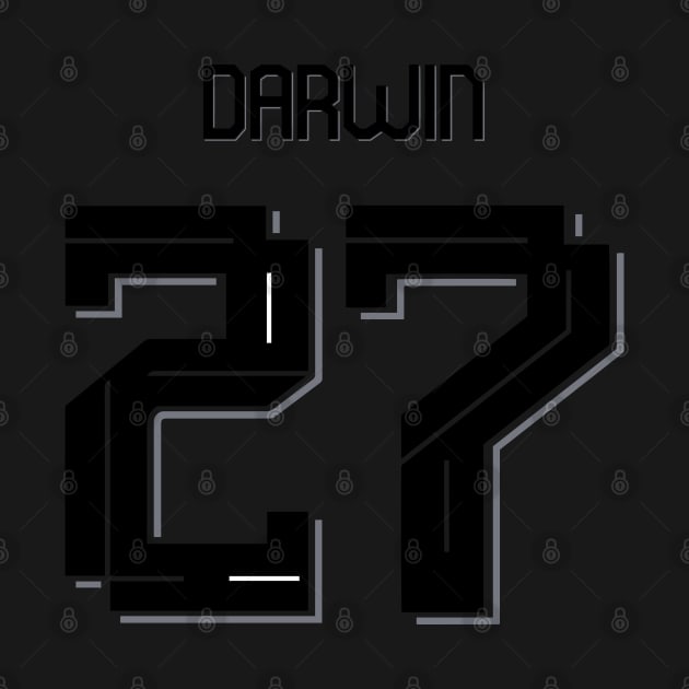 Darwin nunez Liverpool Away jersey 22/23 by Alimator