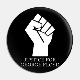 Black Power Justice For George Floyd I Can't Breathe Pin