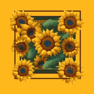 Sunflower in a frame T-Shirt