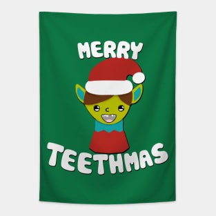 Boy Elf (Merry Teethmas) Tapestry