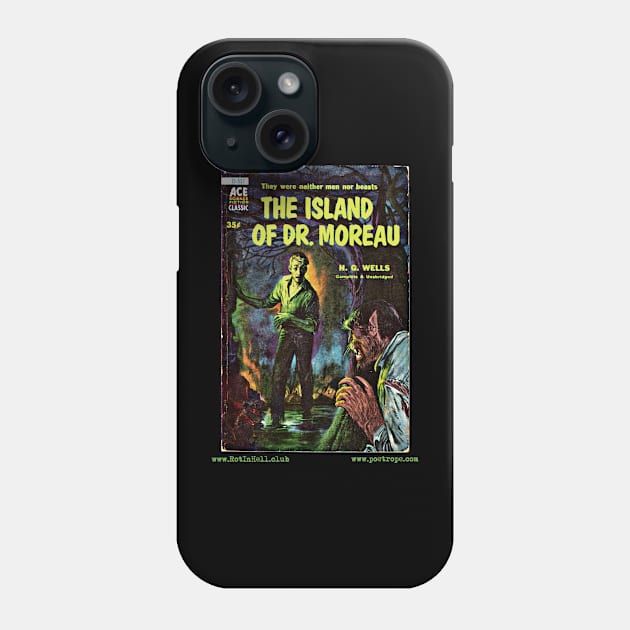 THE ISLAND OF DR. MOREAU by H. G. Wells Phone Case by Rot In Hell Club