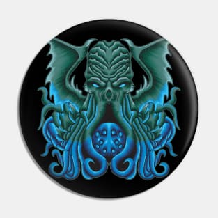 Cthulhu Illustration Art Pin