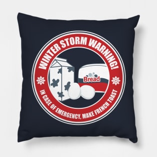 Winter Storm Warning Pillow