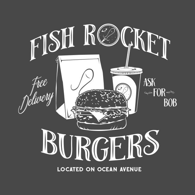 Fish Rocket Burgers by stevethomasart