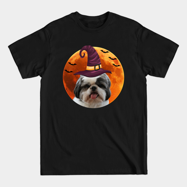 Disover Cute shih tzu dog with witch hat - Shih Tzu - T-Shirt