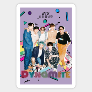 Dynamite Bts Stickers Teepublic Bts's jin is worldwide handsome, we know, but he is also worldwide this. dynamite bts stickers teepublic