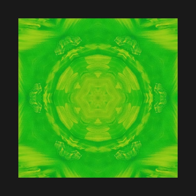 Green EnergyC by Unique Black White Colorful Abstract Art