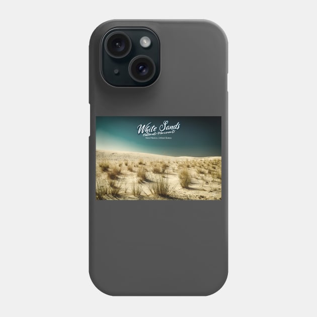 White Sands National Monument New Mexico Phone Case by Gestalt Imagery