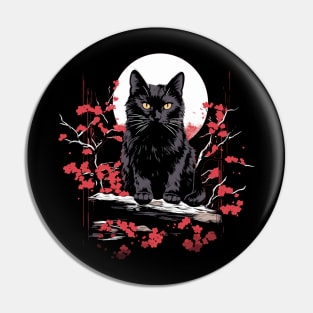 Cottagecore Goth Kawaii Anime Cat Gifts Men Girls Womens Cat Pin